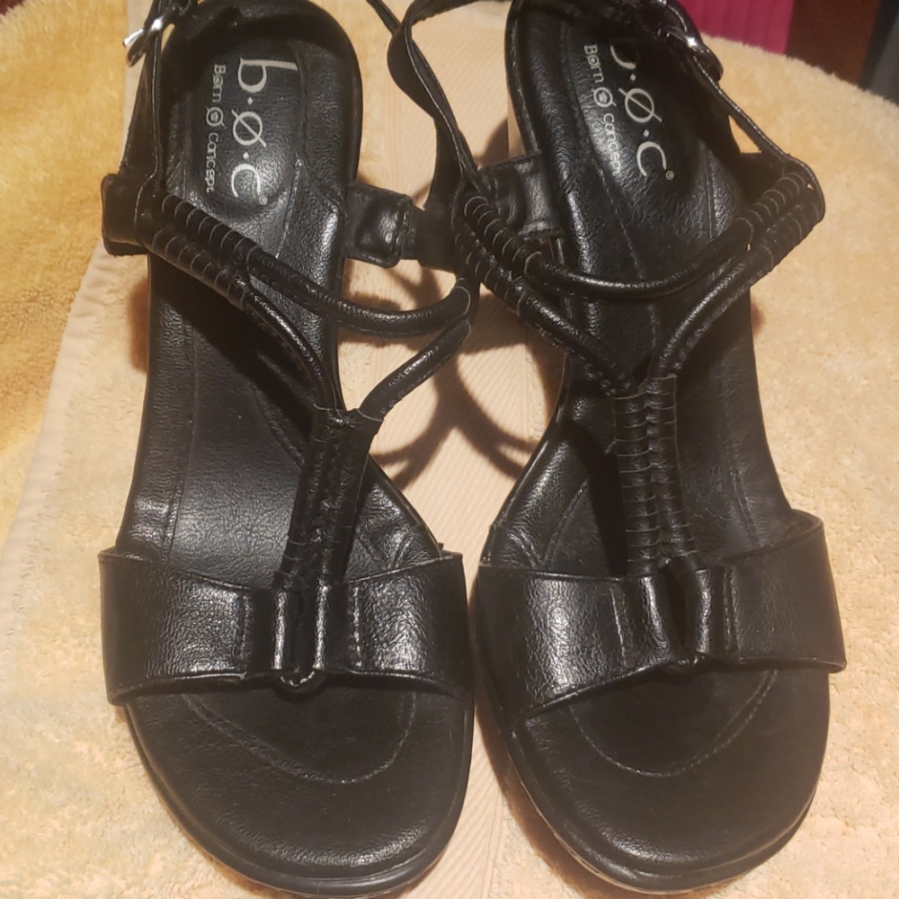 black sneakers